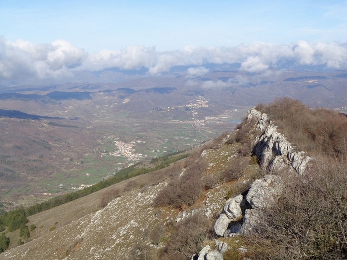 La cresta del Mozzano percorsa