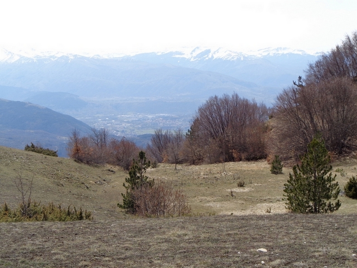 In fondo la Conca Aquilana