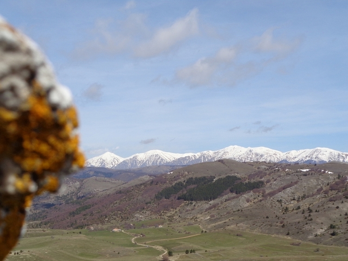 Tutta la Catena montuosa sopra Campotosto