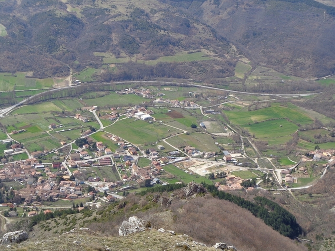 Barete dall'alto