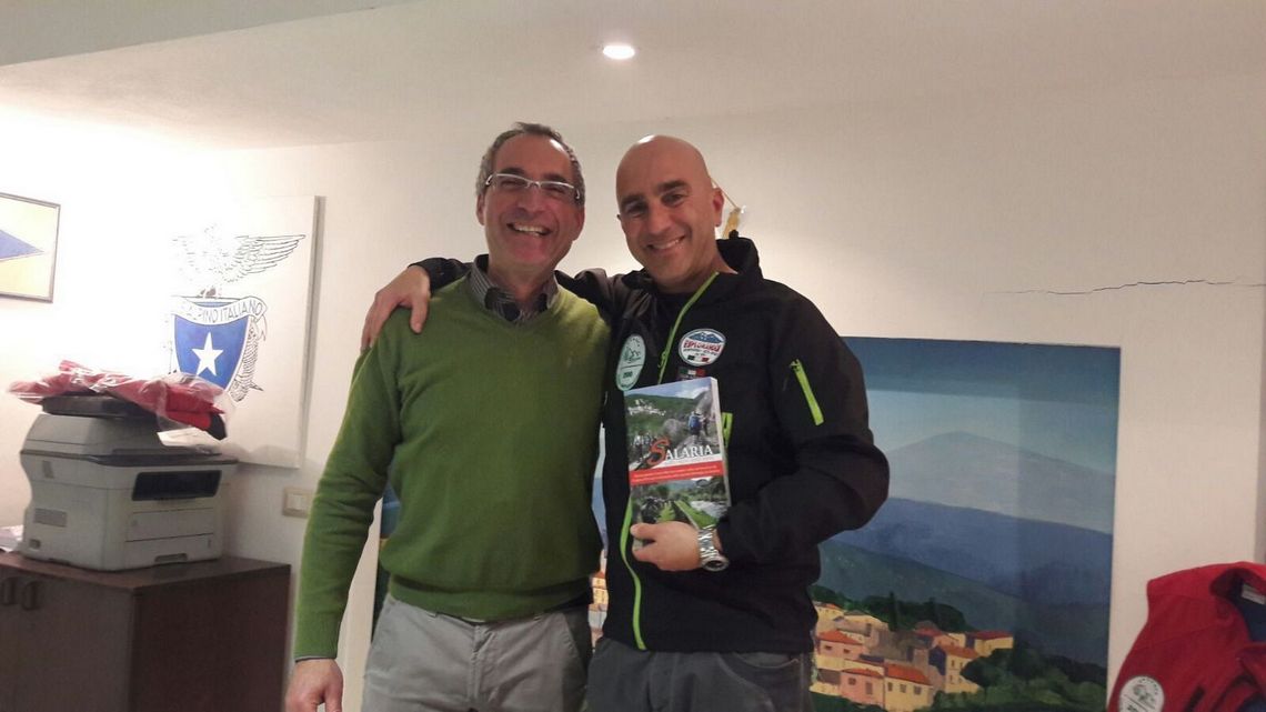 Il bellissimo regalo avuto dalla Sezione per la mia presenza