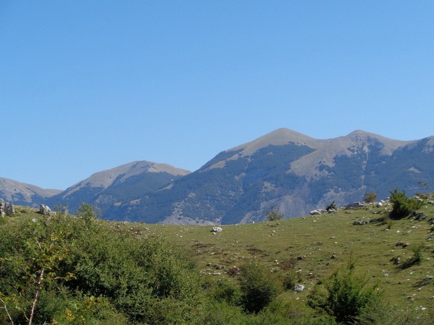 Ecco il più vicino 2000 della zona: al centro il Monte Cornacchia