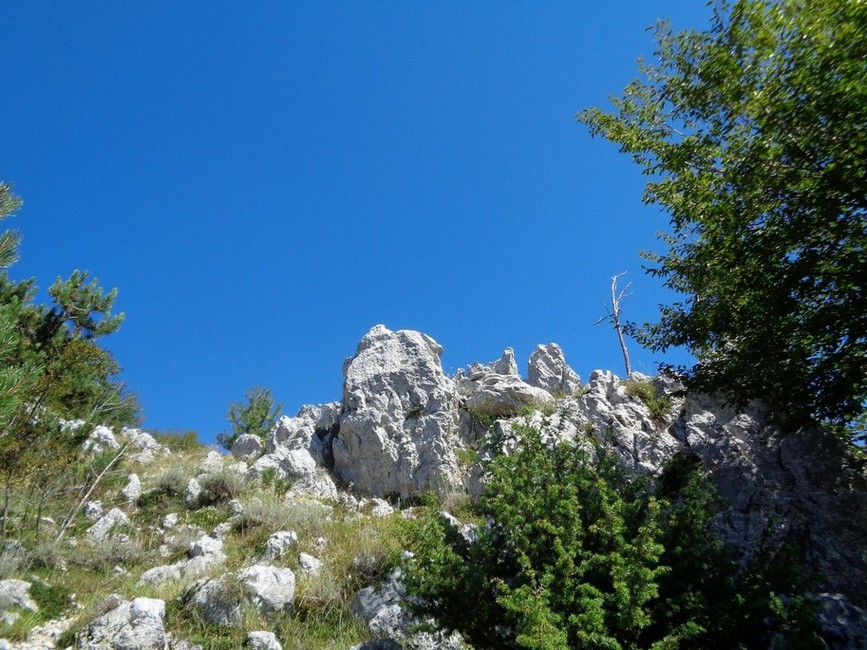 Piccoli passaggi rocciosi