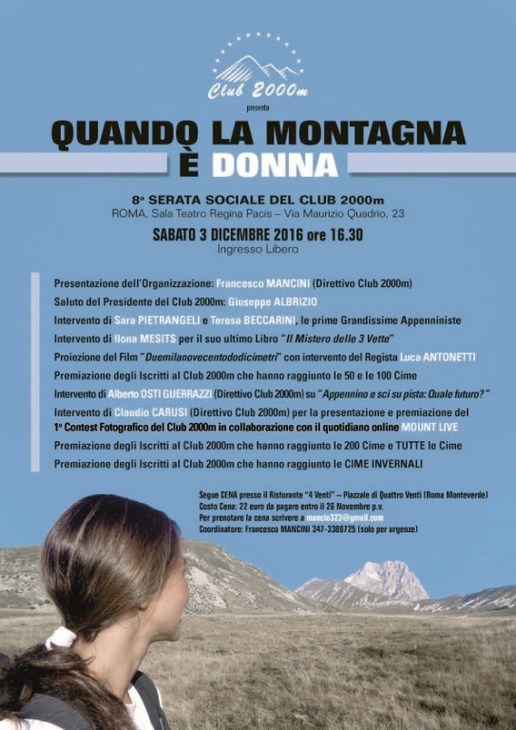 Un evento da me organizzato dedicato a Donne come Rita Ceci