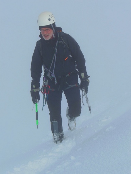 Claudio Cristofari in veste invernale