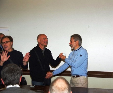 Roma 1 Dicembre 2012 Giorgio Giua premiato per TUTTE le Cime dell'Appennino