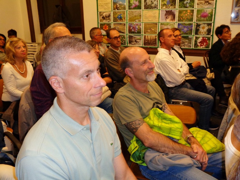 M.Sances e F.Dente fra il pubblico