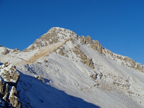 La montagna ascesa con i suoi 2635 metri chiamata Pizzo d'Intermesoli
