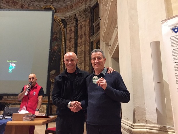 7^ Serata Sociale del Club 2000m Carlo Cattaneo con lo Scudetto delle 200 CIME