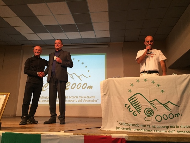 8^ Serata Sociale del Club 2000m Carlo Cattaneo con lo Scudetto di TUTTE le CIME