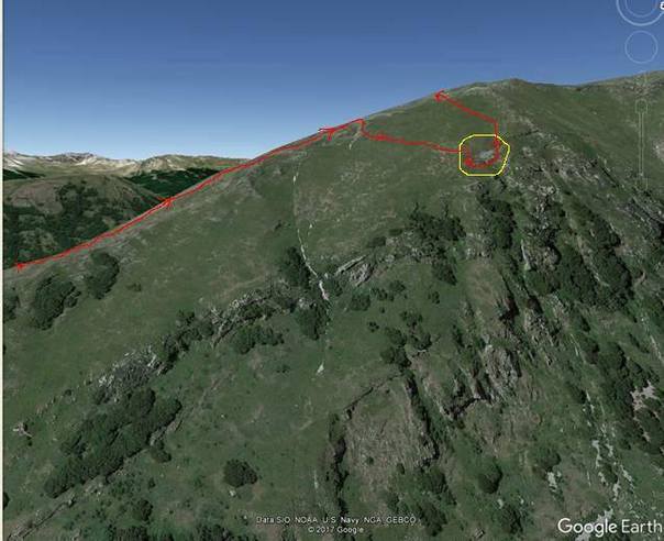 Un esempio della ricercatezza delle ascese di Carlo Cattaneo qui alla ricerca delle orme dei Dinosauri sul Monte Cagno