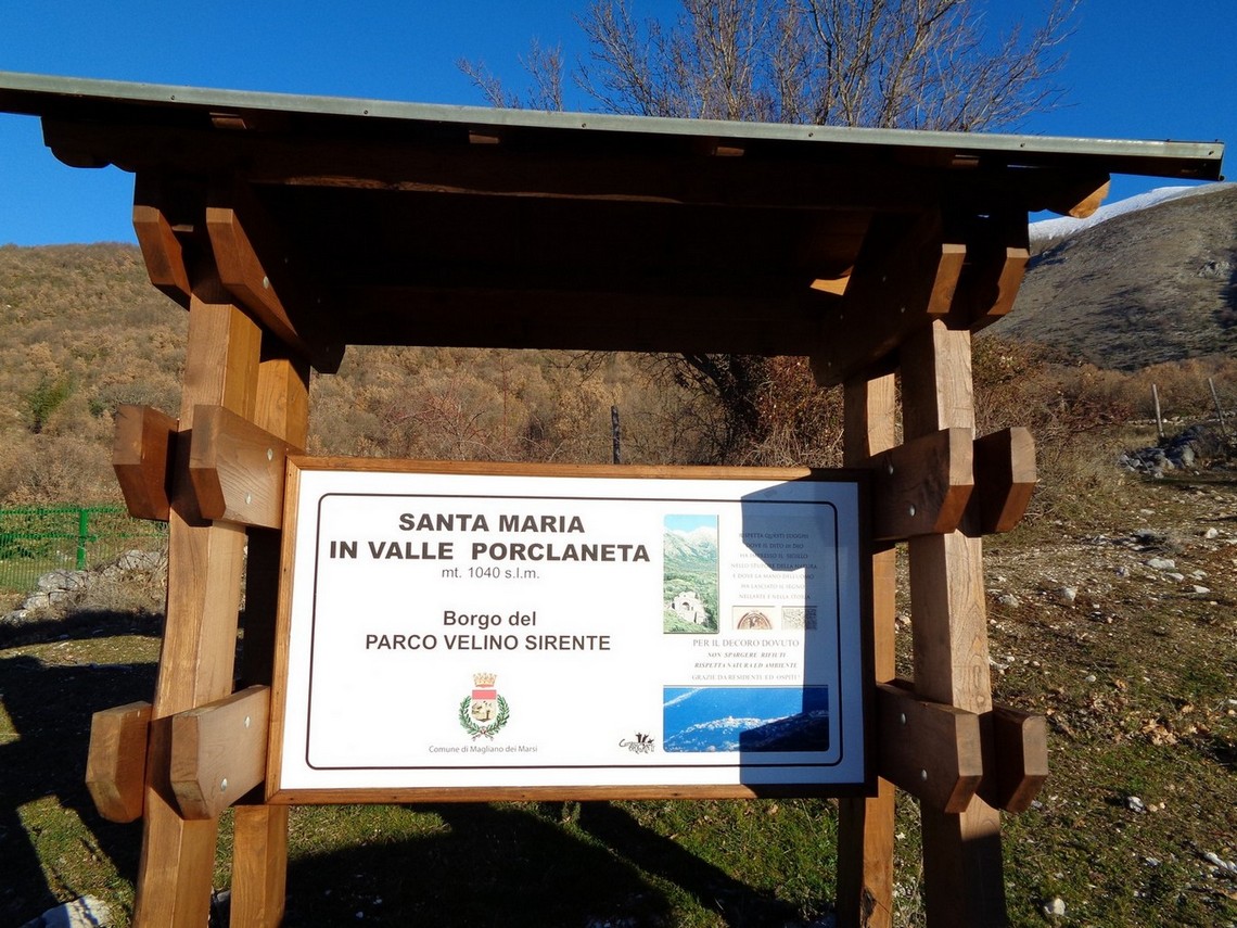 Quota 1022m zona di partenza