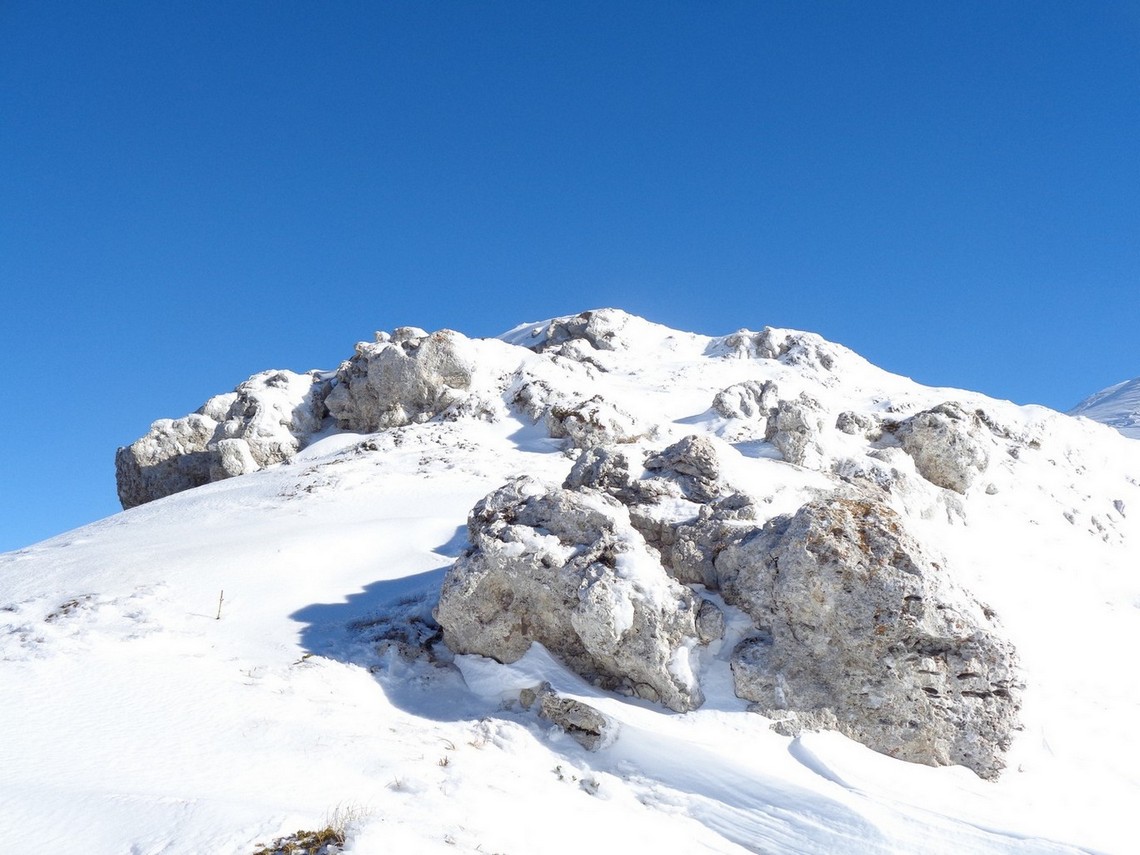 Le rocce ghiacciate che attraverseremo