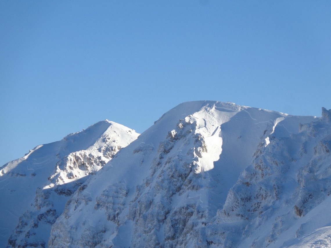 Primo piano di Cima Avezzano 2378m