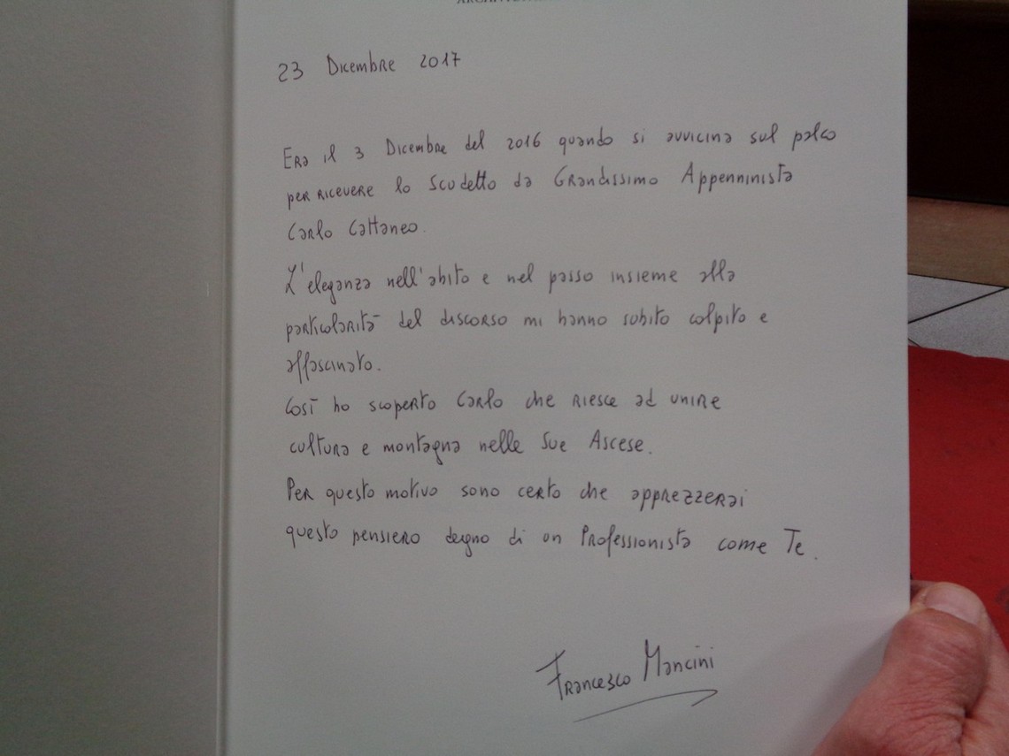 La dedica all'Ing.Carlo Cattaneo