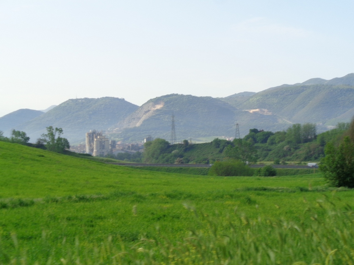 Colleferro da lontano