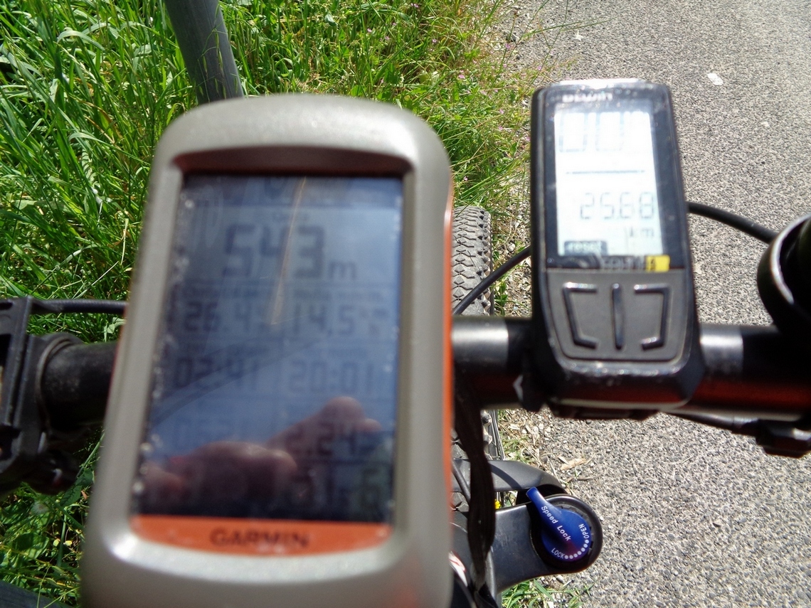 Qui siamo a quota 543m