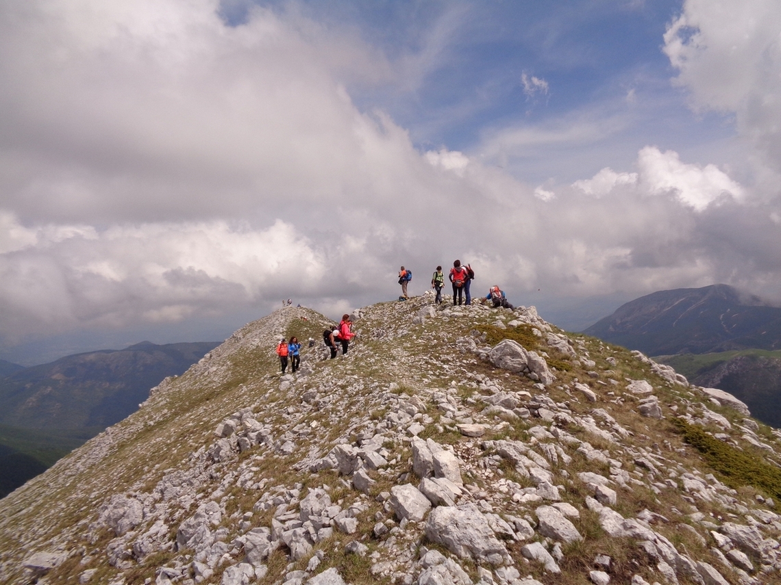 Verso la Cima dell'Innominata