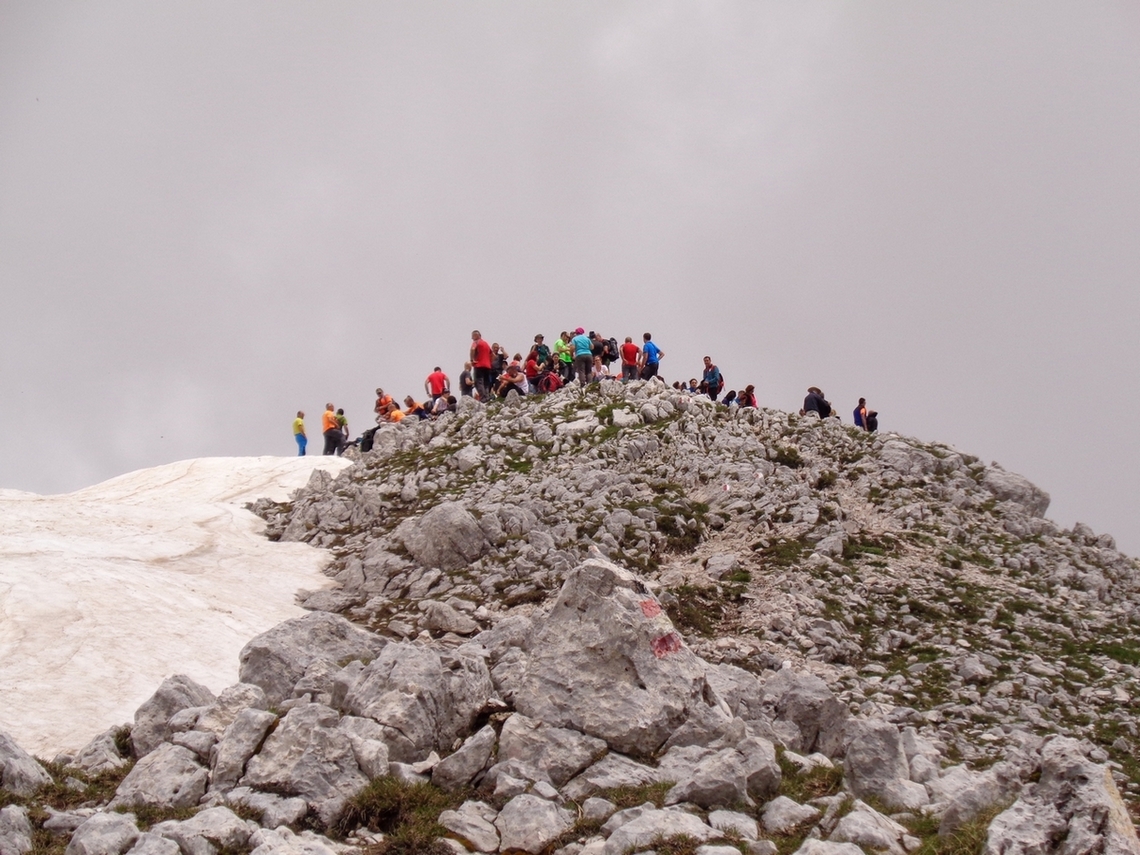 ecco una parte del gruppo sulla Cima del Terminillo