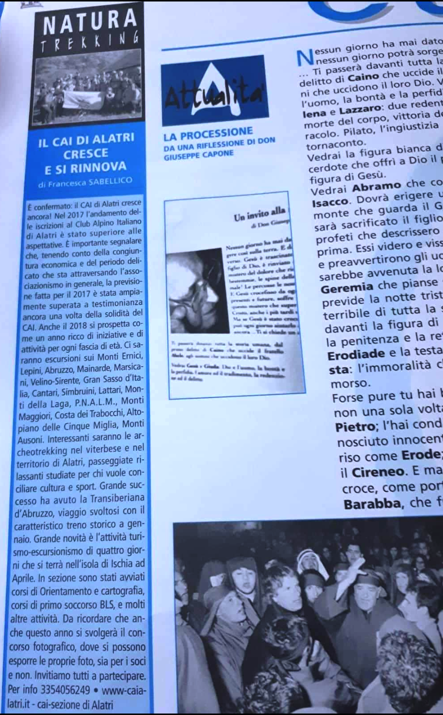 Le varie iniziative di Francesca Sabellico
