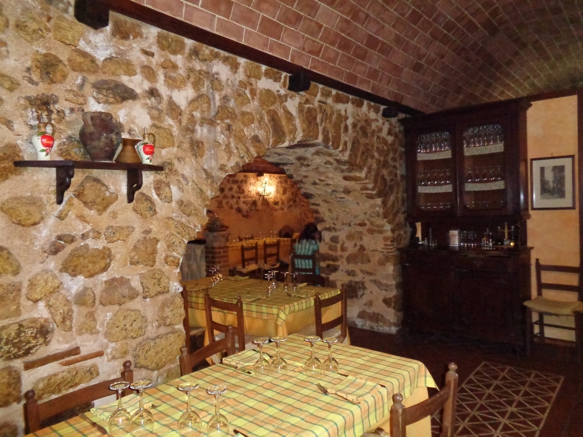 Il ristorante per la cena