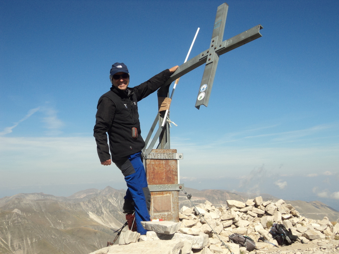 Nel 2013 il Vettore in estate in solitaria da Montegallo di Ascoli Piceno
