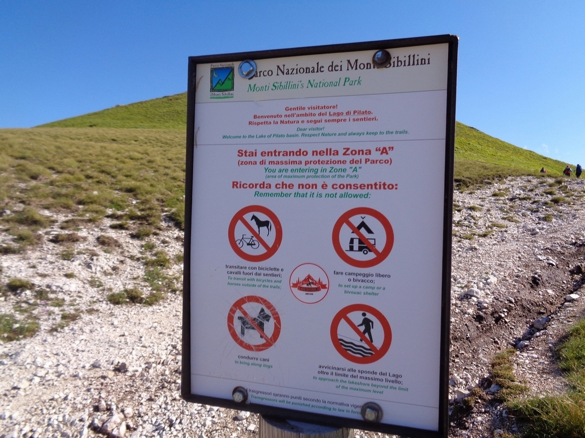 Il Parco dei Sibillini con i suoi tanti divieti...troppi