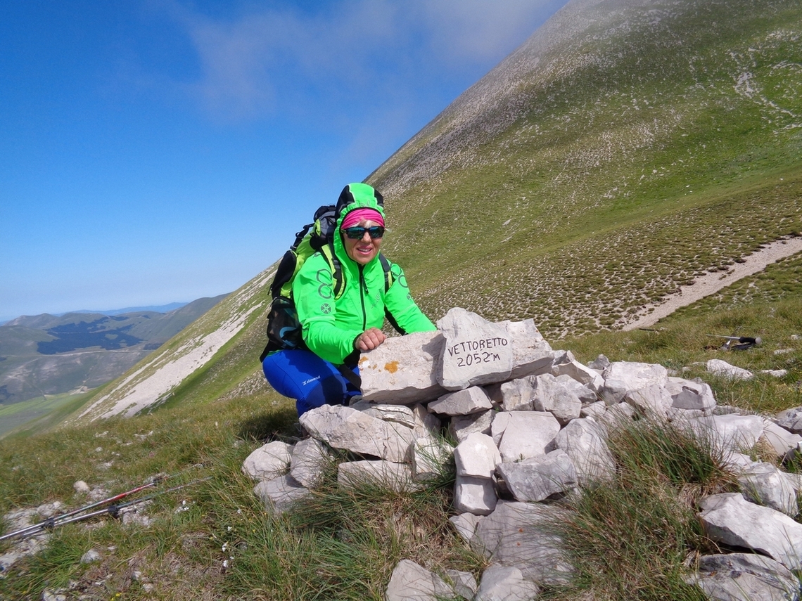 La Prima Cima di oggi il Monte Vettoretto