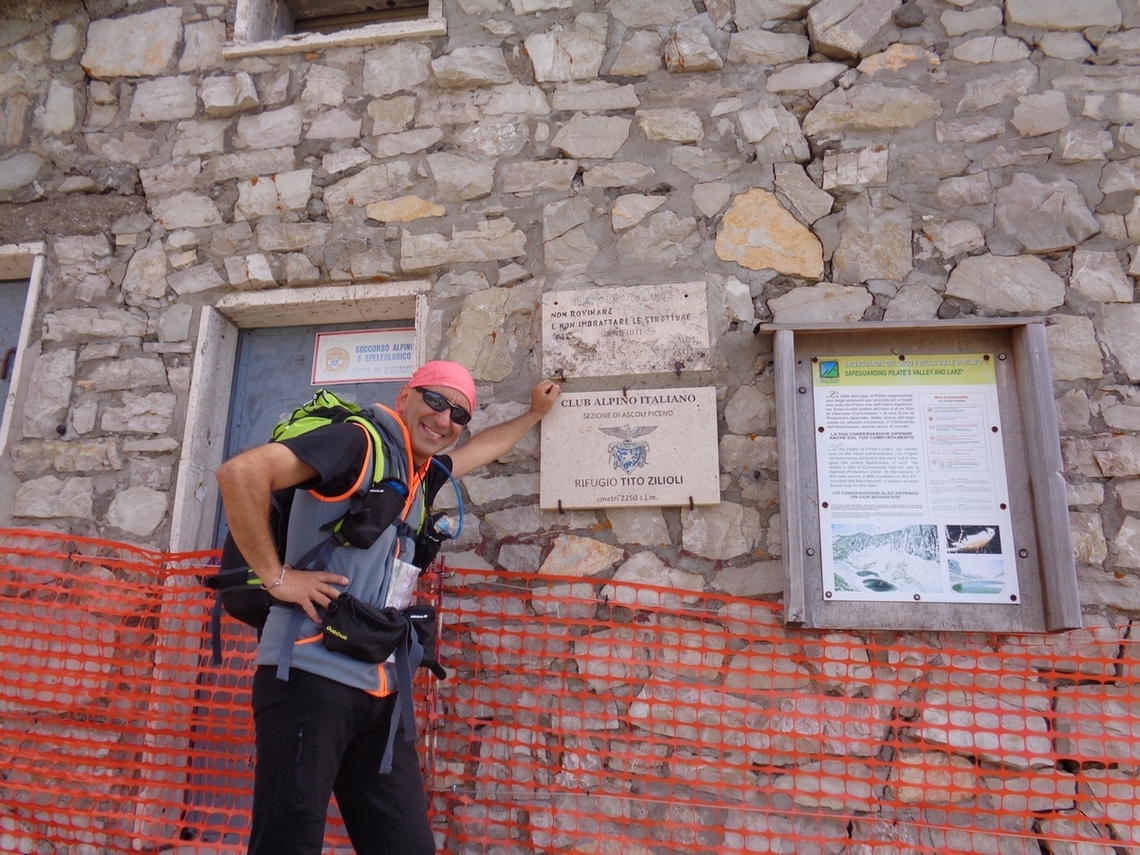 Il Rifugio Tito Zilioli a quota 2250m