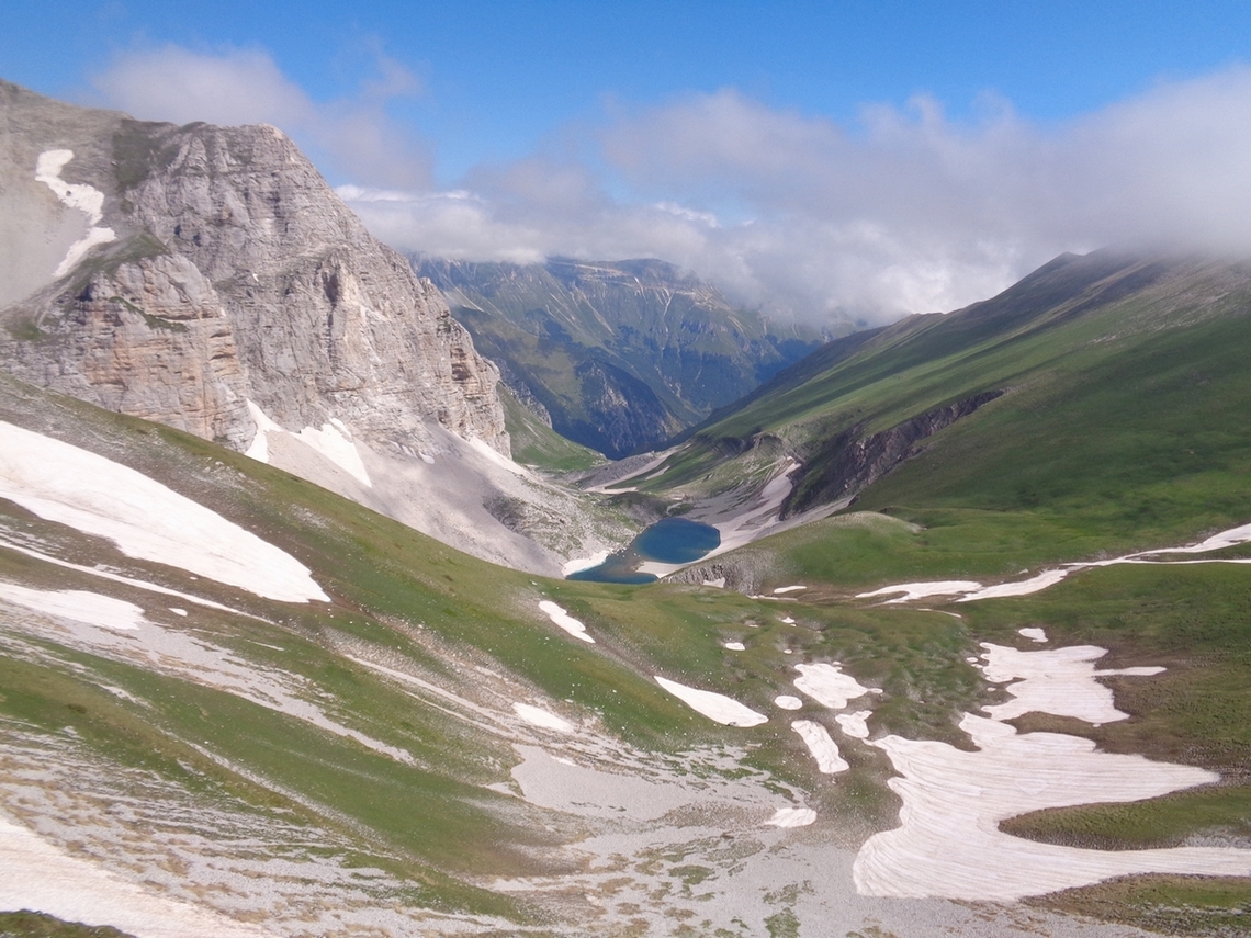 Finalmente appare il Lago di Pilato