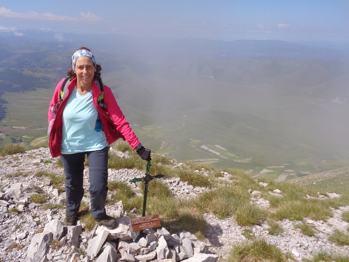 Gemma Cerini a Punta di Prato Pulito