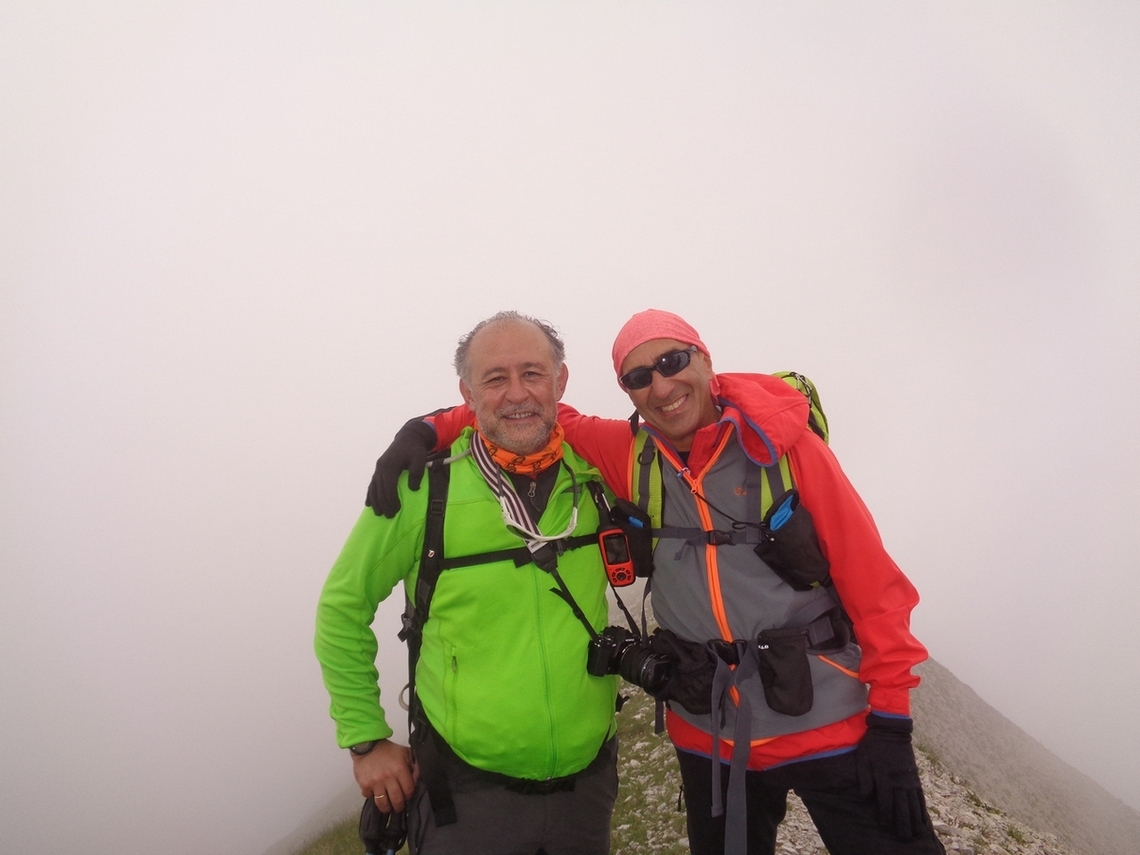 Eccomi con Alfonso Martinez 216 Cime !!!