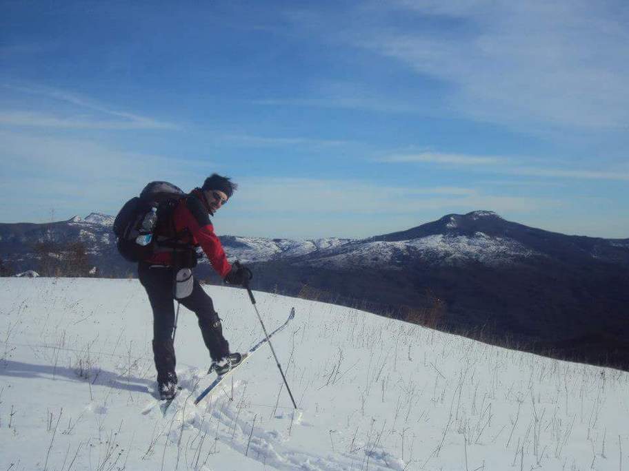 Mauro Danteo in veste sci-alpinistica