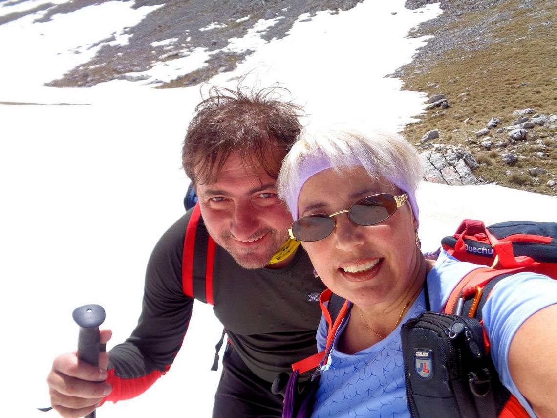Con Silvia Berti
