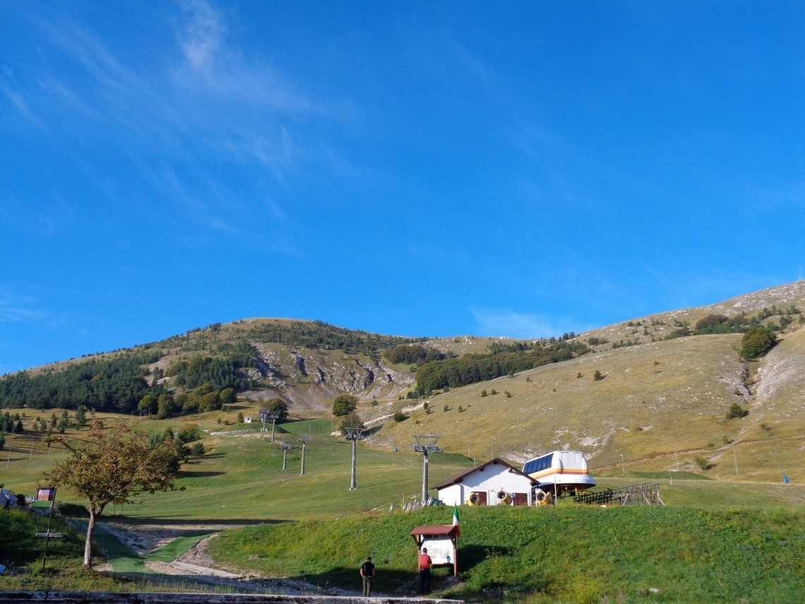 Il Monte Calvario in alto