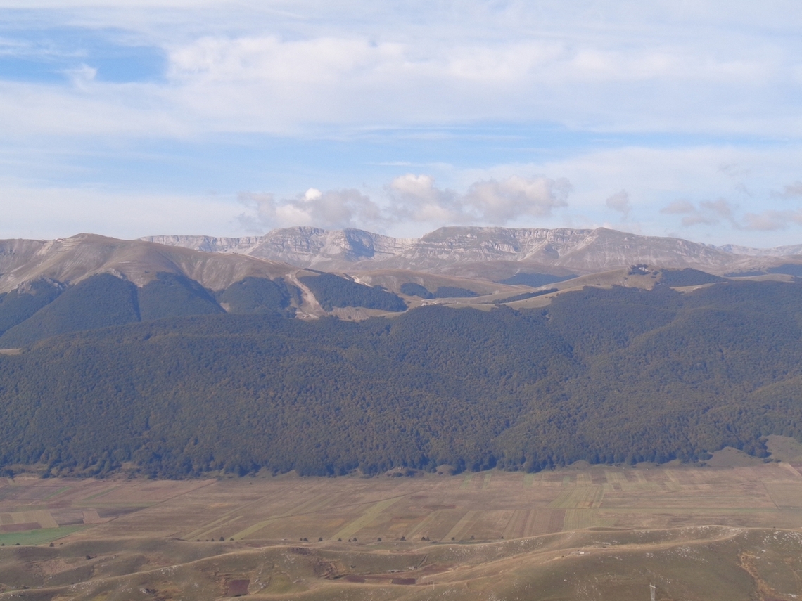 E poi la montagna del Chiarano