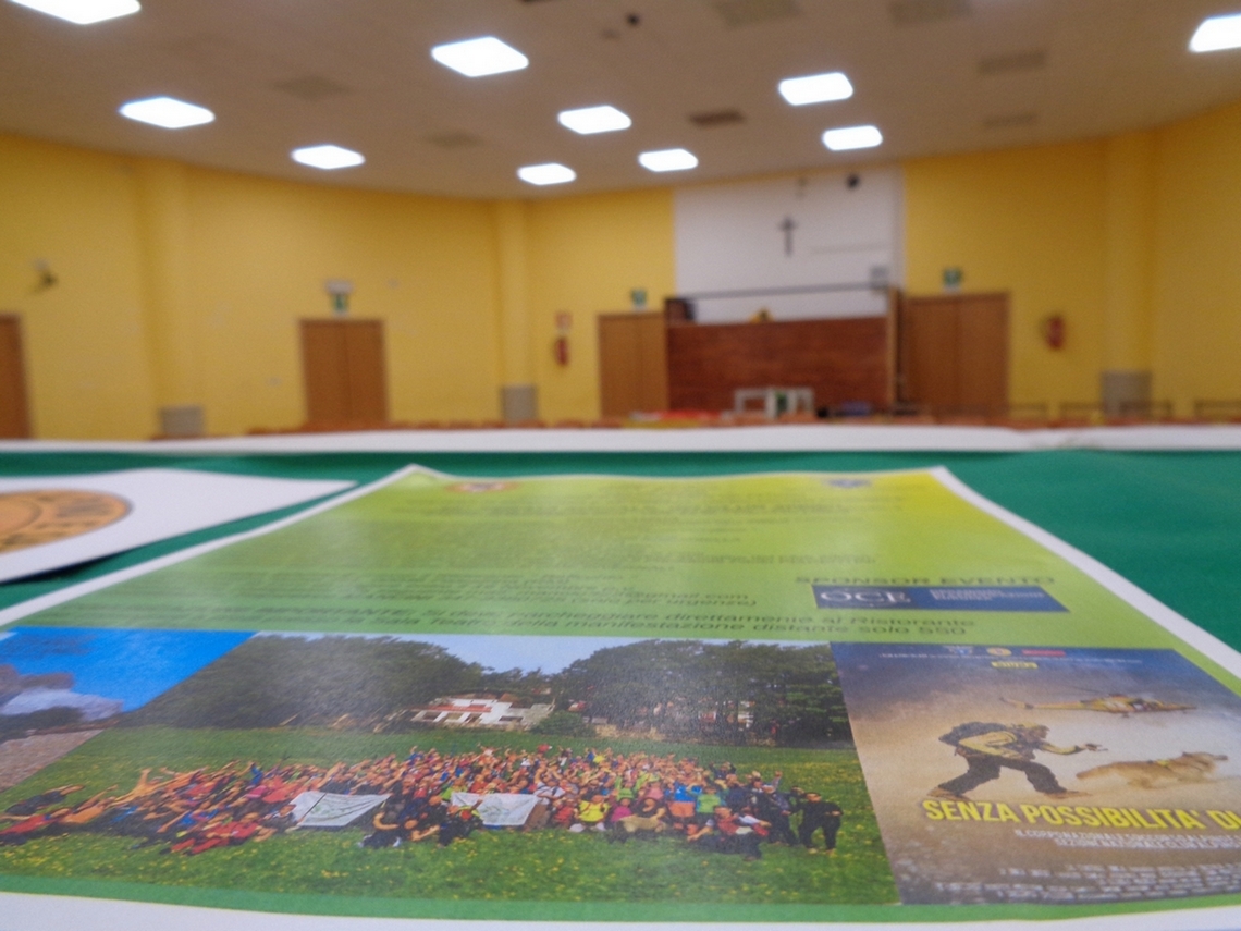 La sala è pronta il giorno prima