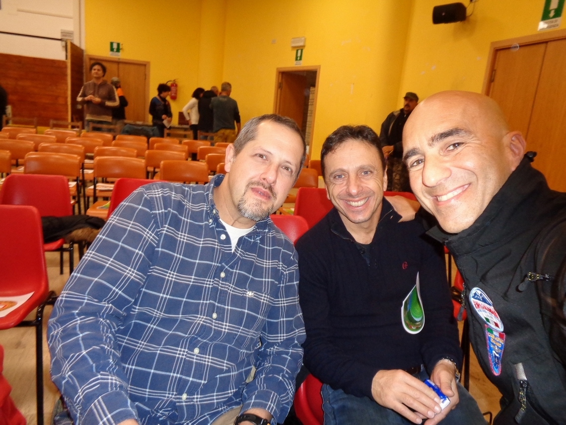 Con Andrea Minotti e l'amico Frustaci