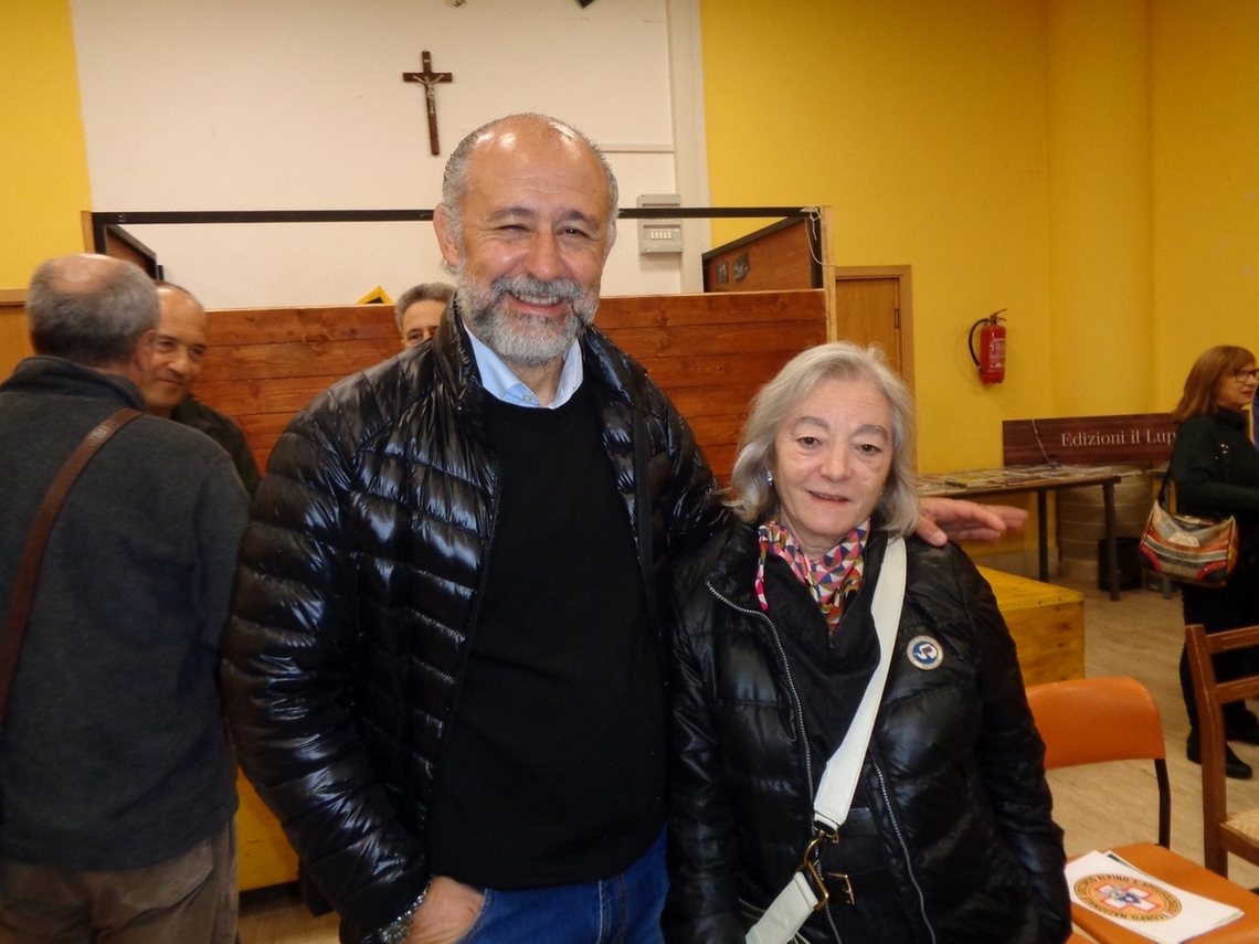 Il Mitico Alfonso Martinez con la moglie dalla Spagna