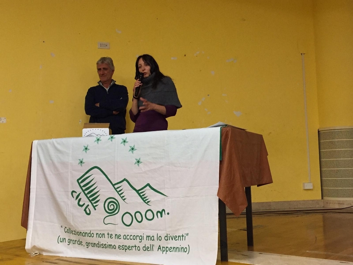Ilaria Ripi e Vincenzo Abbate del Gruppo Cultura Montana