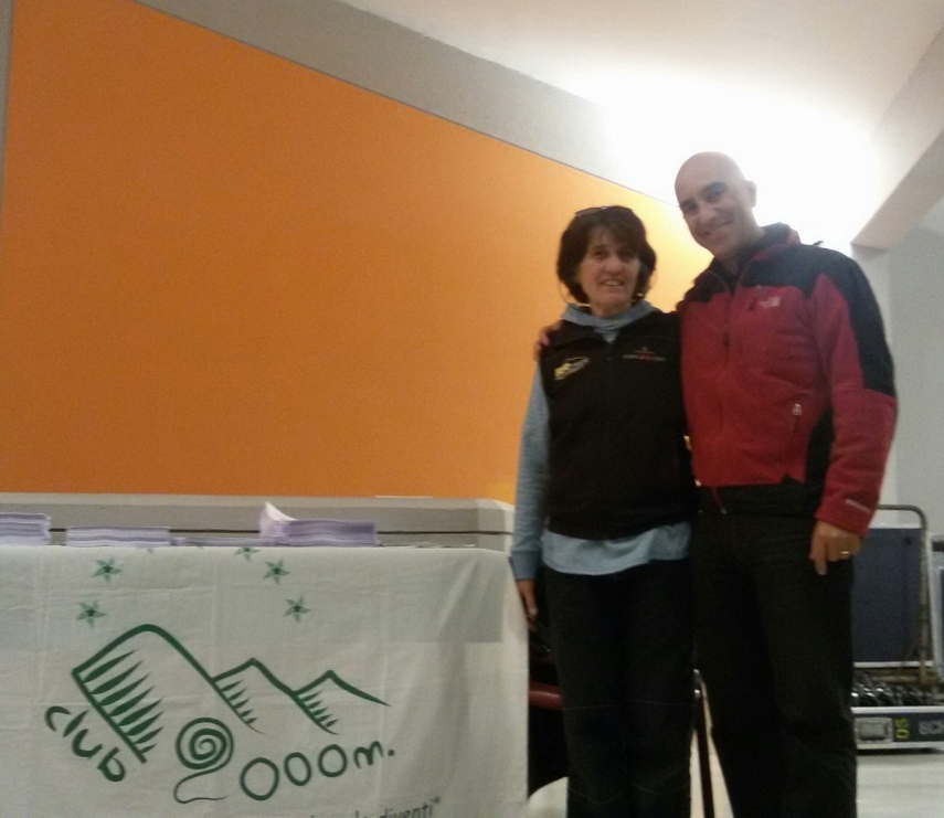 Con Stefania Arcipetri che collabora da anni con RRTREK