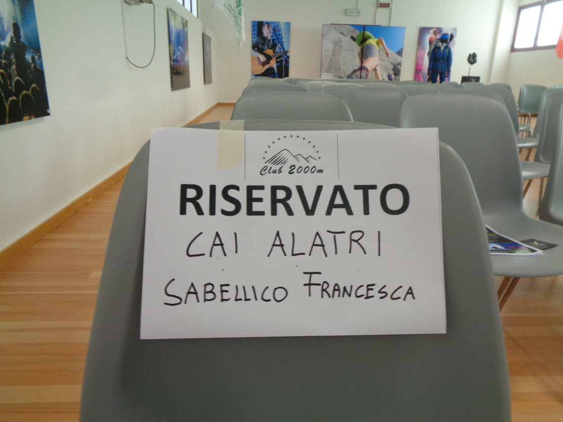 Ciao Francesca Ti avevo riservato il posto