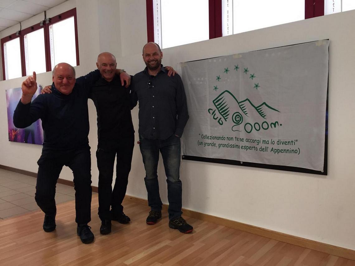 Il presidente con Morelli e Carnali