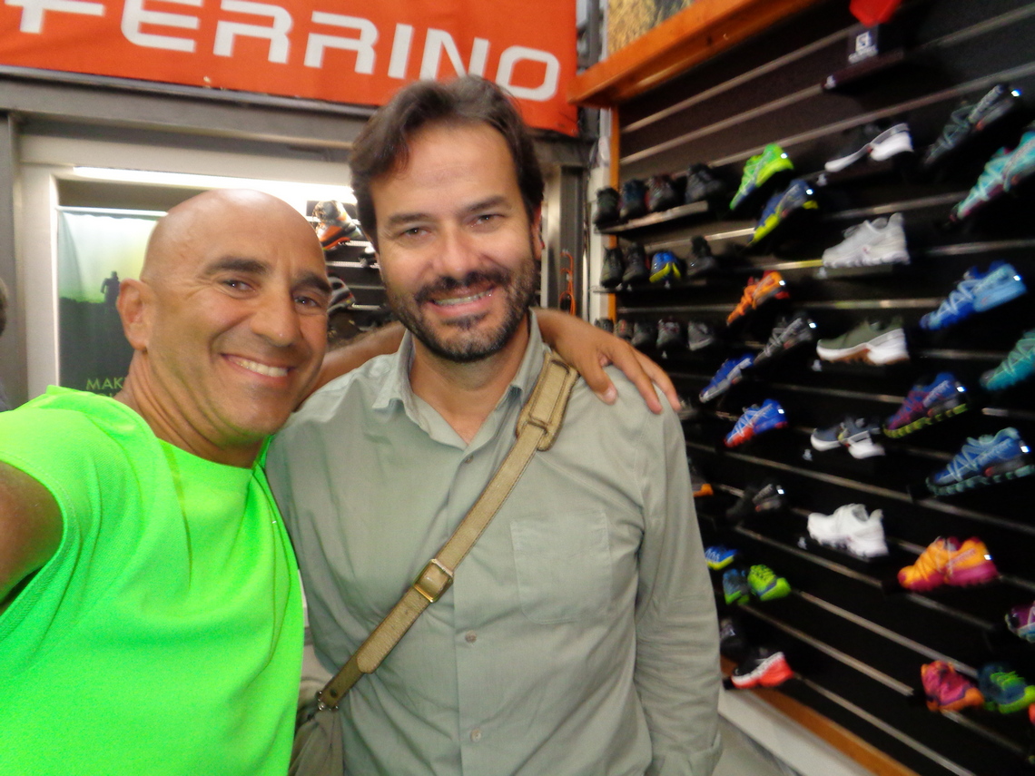 Con l'Alpinista Claudio Arbore