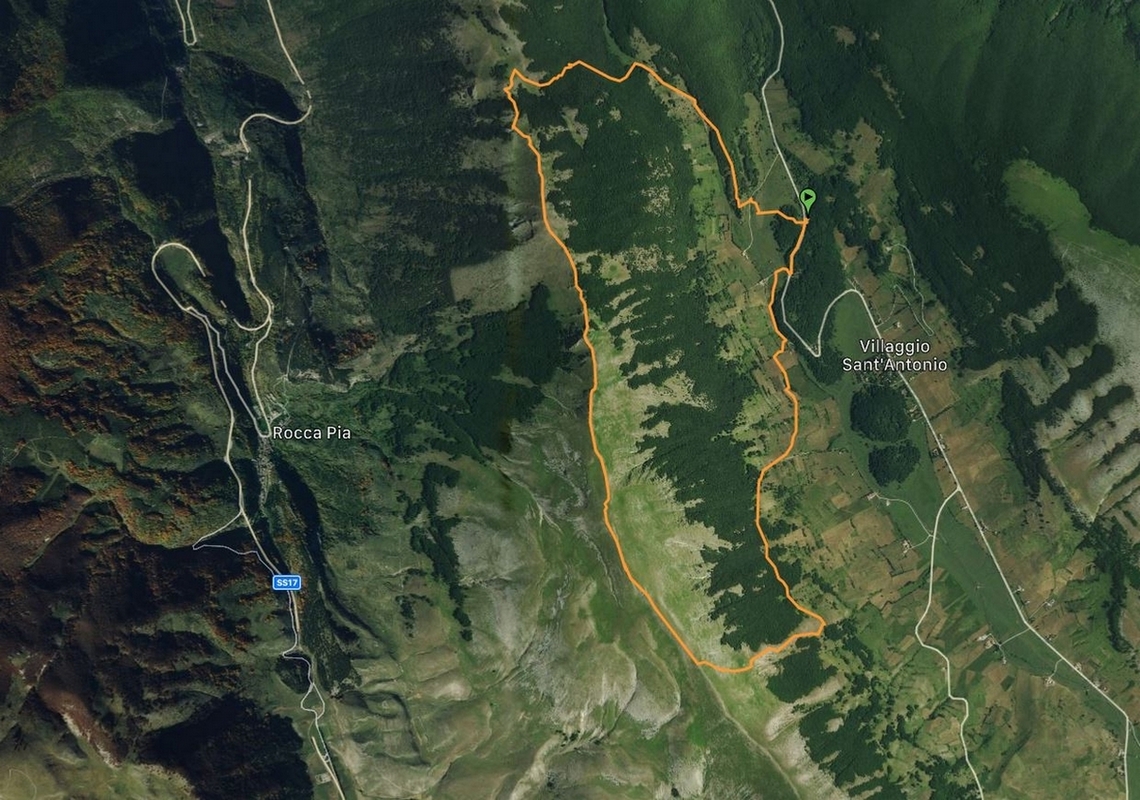 Il bellissimo anello del Monte Rotella di oggi