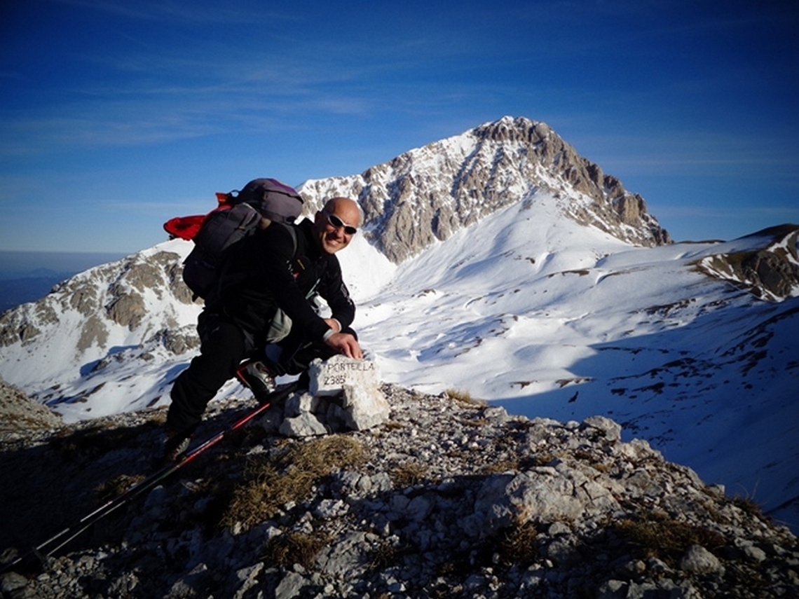 GRAN SASSO OVEST - Monte Portella (Alt.2385m)