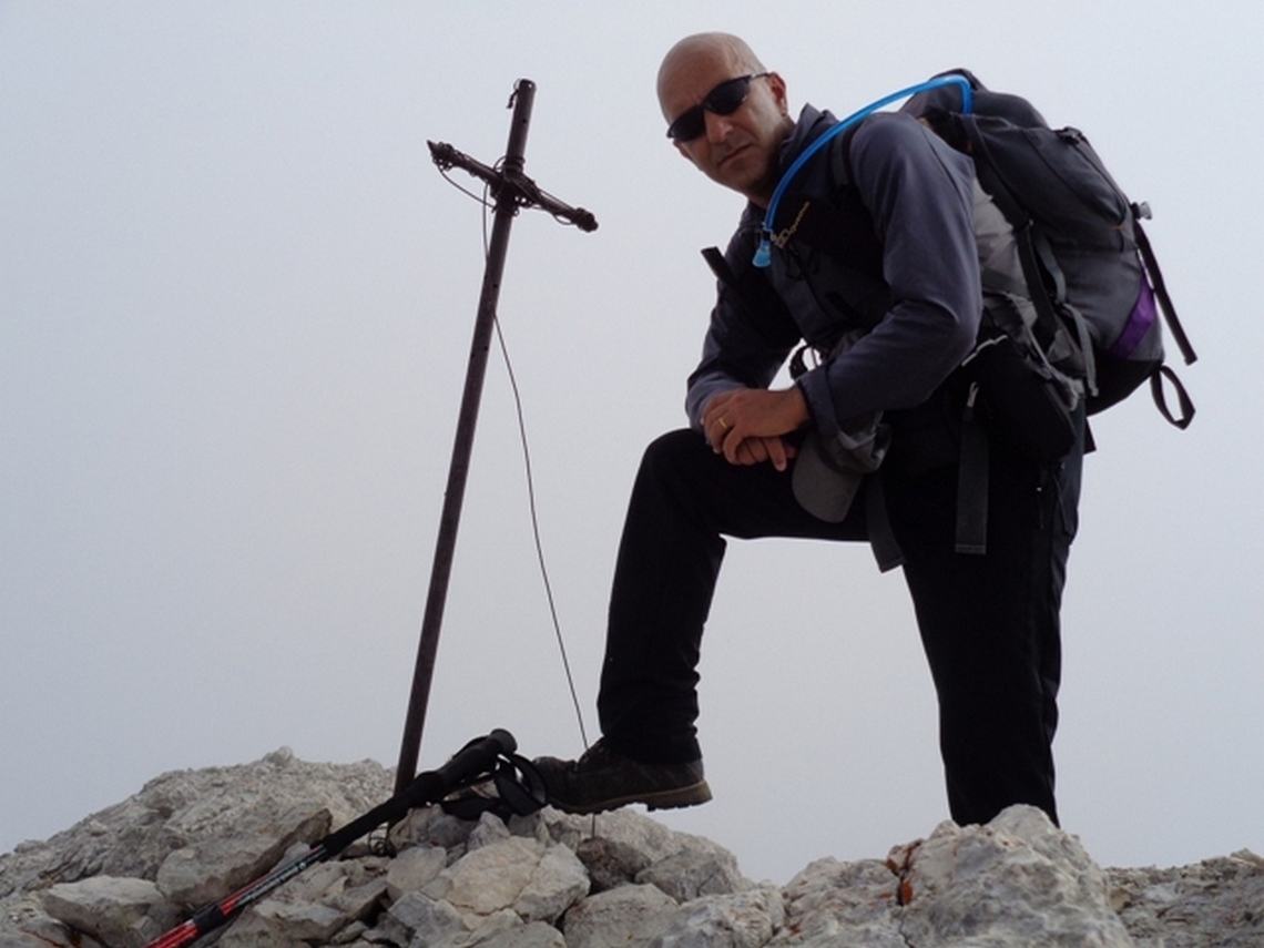 GRAN SASSO OVEST - SOLITARIA su Pizzo Intermesoli Settentrionale (Alt.2483m)