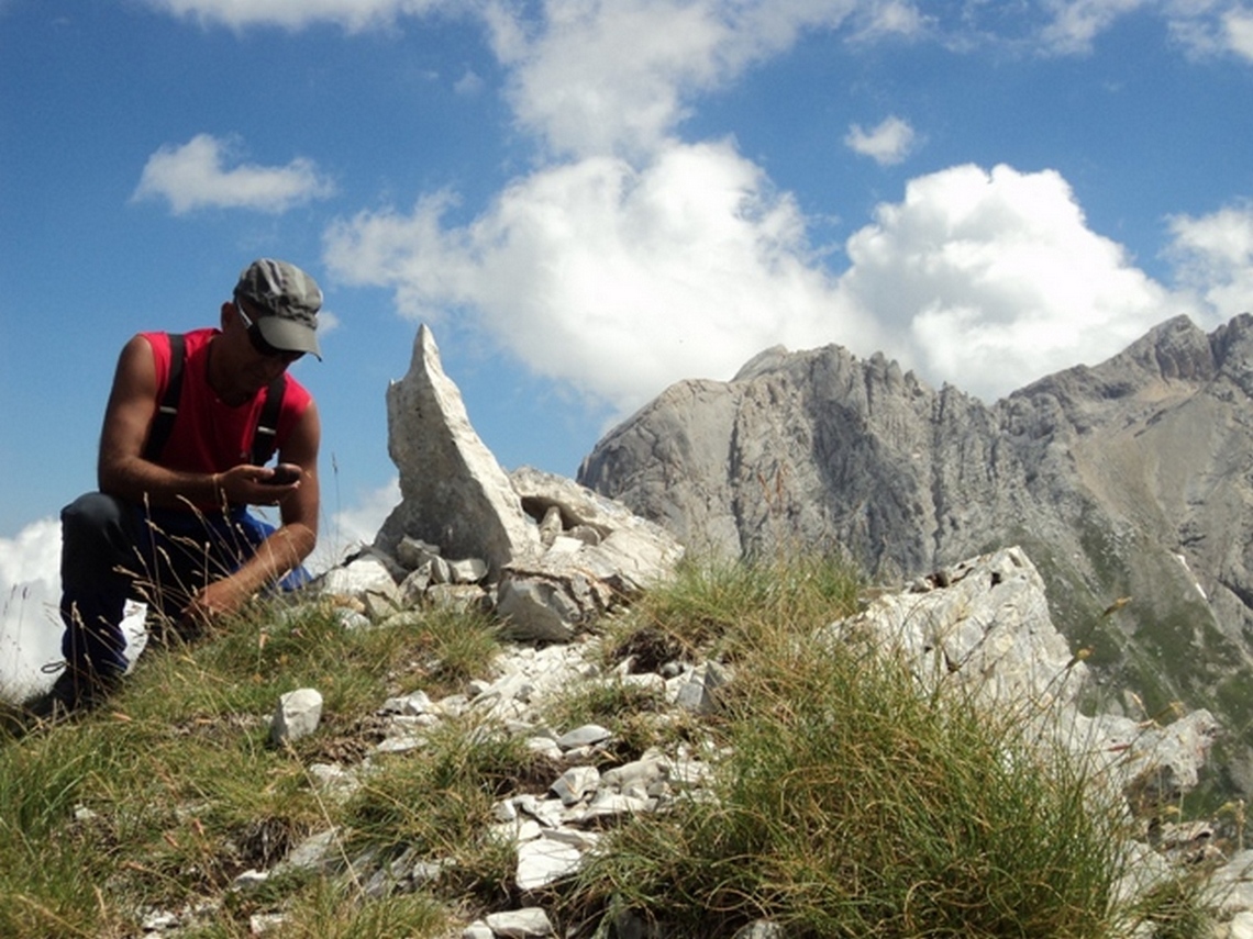 GRAN SASSO OVEST - SOLITARIA su Picco Pio XI (Alt.2282m)