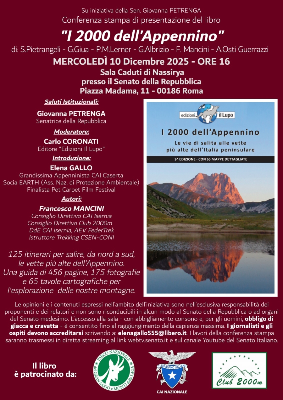10 Dicembre 2025 - Presso il Senato della Repubblica