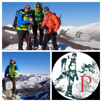 Con “ IN MONTAGNA CON PIER “ alias Pierluigi Pecorari con Gianni Di Giacinto per l'anello nel cuore dei Monti della Magnola